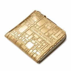 Comme Des Garçons Wallet EMBOSSED LOGOTYPE -WACKO MARIA SALES commedesgarconswalletsEMBOSSEDLOGOTYPEGOLDOSSA3100EG 3