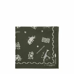 Engineered Garments PRINTED BANDANA -WACKO MARIA SALES engineeredgarmentsPRINTEDBANDANAOLIVE FLORALDOSKM361 3