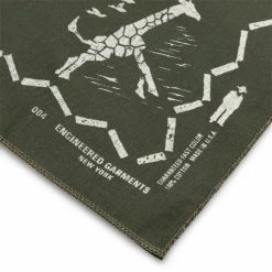 Engineered Garments PRINTED BANDANA -WACKO MARIA SALES engineeredgarmentsPRINTEDBANDANAOLIVE FLORALDOSKM361 4