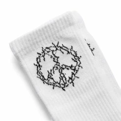 HONOR THE GIFT IRON PEACE SOCKS -WACKO MARIA SALES honorthegiftIRONPEACESOCKSBONEOSHTG220382 3
