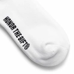 HONOR THE GIFT PEACE SOCKS -WACKO MARIA SALES honorthegiftPEACESOCKSWHITEOSHTG220483 4