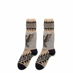 KAPITAL 96 YARNS COWICHAN SOCKS -WACKO MARIA SALES kapital96YARNSCOWICHANSOCKSBEIGEOSEK 1160 2