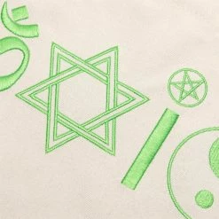 Mister Green COEXIST V2 TOTE -WACKO MARIA SALES mistergreenCOEXISTV2TOTENATURALOSMGHO21 061 4