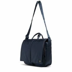 Porter Yoshida TANKER 2WAY SHOULDER BAG -WACKO MARIA SALES porteryoshidaandcoTANKER2WAYSHOULDERBAGIRONBLUEOS622 79320 2