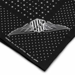 RRL BOLTON BANDANA -WACKO MARIA SALES rrlBOLTONBANDANABLACKGREIGEOS417860482001 4
