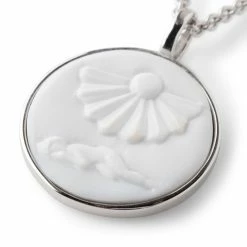 Tom Wood CAMEO CLYTIA PENDANT NECKLACE 11 Tom Wood CAMEO CLYTIA PENDANT NECKLACE -WACKO MARIA SALES tomwoodCAMEOCLYTIAPENDANTS925STERLINGSILVER18IN.NP1618CCT01S925 5