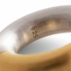 Tom Wood CHUNKY EAR CUFF SATIN DUO M -WACKO MARIA SALES tomwoodCHUNKYEARCUFFSATINDUOM925STERLINESILVER9KGOLDOSE10421MTNA02S925 9K 6