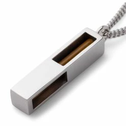 Tom Wood CUBE PENDANT TIGER EYE -WACKO MARIA SALES tomwoodCUBEPENDANTTIGEREYE925STERLINGSILVER22INNP0518TIE01S925 4