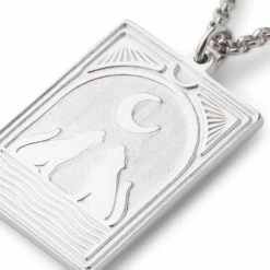 Tom Wood TAROT MOON PENDANT -WACKO MARIA SALES tomwoodTAROTMOONPENDANT925STERLINGSILVER21.5IN.NPMN15NA01S925 5