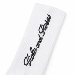 Viola And Roses LETTER SOCKS -WACKO MARIA SALES violaandrosesNVRSS22SCWHITEOSNVRSS22SC 5